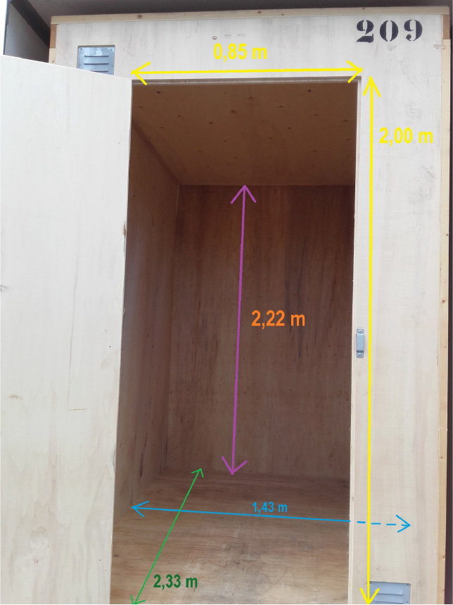 Dimensions box Mobilbox
